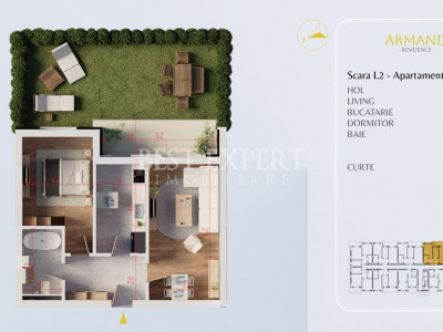 Apartament 2 camere cu Gradina Finalizat 2025 -Mutare Imediata