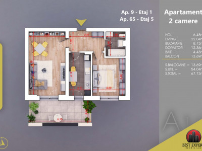 Apartament 2 camere decomandate Avans 15%  Metrou Nicolae Teclu Parcare Bonus