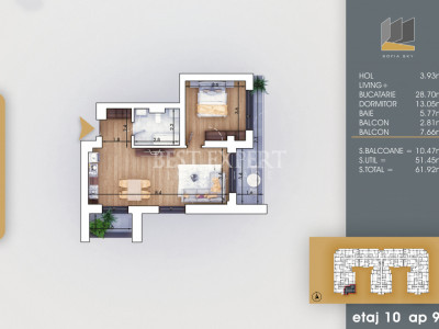 2 Camere Superbe -Credit Ipotecar 15%/
