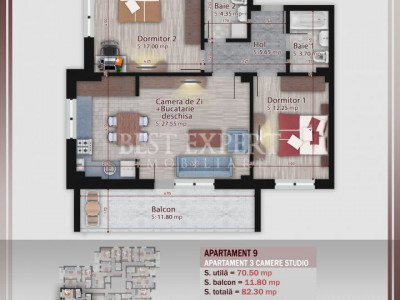 3 Camere Direct Dezvoltator -Bloc Intim