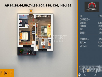 2 Camere Ideal Investitie -Acces Rapid STB