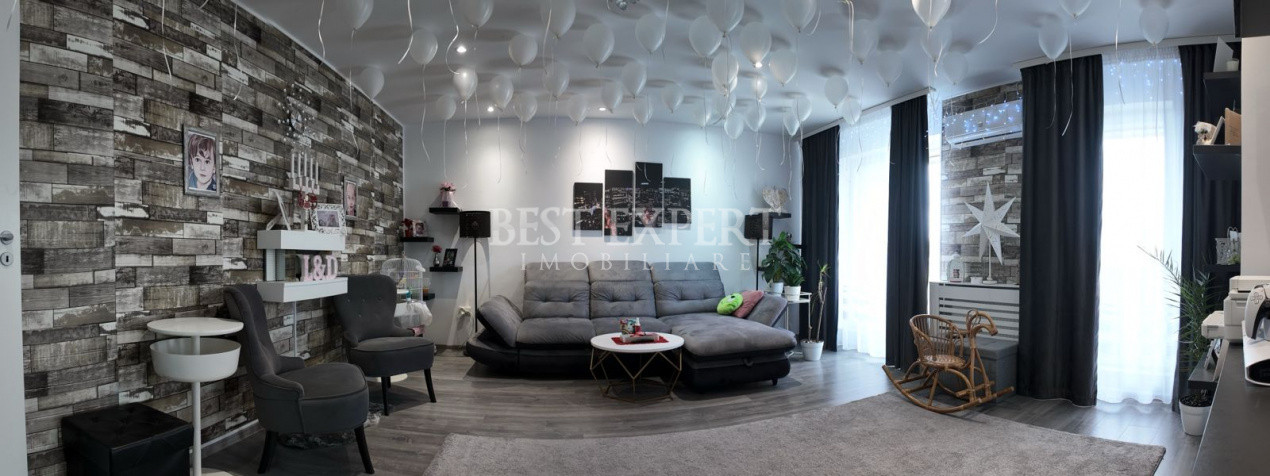 Apartament 5 camere mobilat, utilat si cu Parcare acoperita/Geam Baie