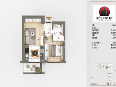 2 camere Direct Dezvoltator- Incalzire Pardoseala/3 min STB