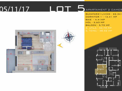 2 Camere Direct Dezvoltator 