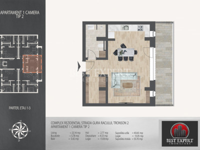 Garsoniera Ideal Investitie -7 minute metrou N.Teclu