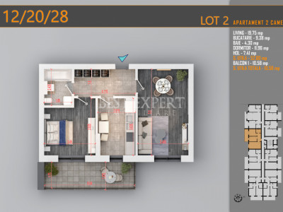 2 Camere Direct Dezvoltator 10 min metrou N.Teclu