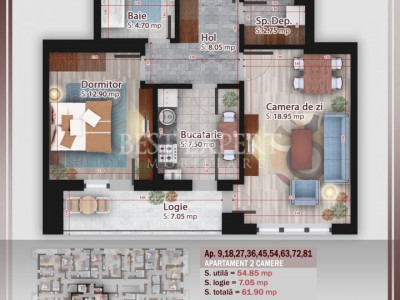 2 Camere Direct Dezvoltator 6 min STB Parcare Inlcusa