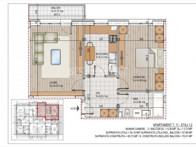 2 Camere | Ideal pentru Investitie| Locuinta noua| Comision 0%