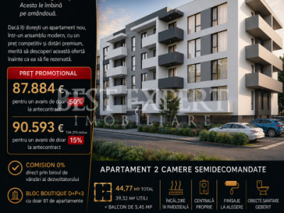 ⭐ Calitate Premium | Compartimentare Inteligenta | 2 camere| Bonus Parcare