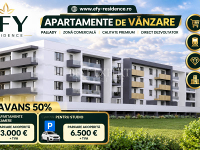 2 Camere Modern | Parcare Inclusa | avans 50% | Finisaje Premium | 10 min Metrou