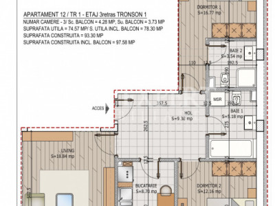 3 Camere | Ideal pentru Familie | Bloc intim | Comision 0%| Pallady