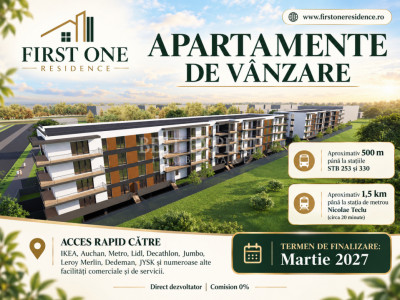 Garsoniera cu Grădină Proprie | Oază de Liniște în Pallady | 500 mt STB 