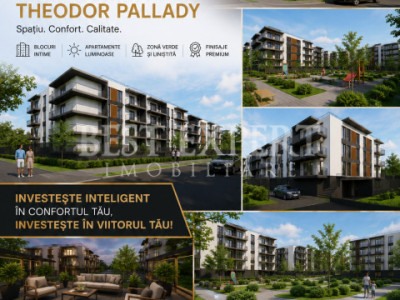 Garsonieră Spațioasă | Bloc Boutique P+3 | Comision 0% | Pallady