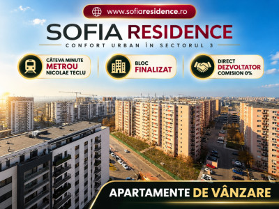 2 Camere | Decomandat | Acces rapid metrou Nicolae Teclu | Finalizat 