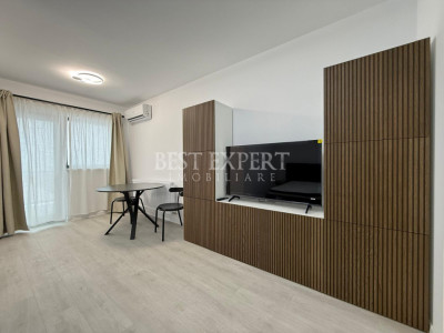 Garsonieră modernă | Etaj 7/11 | Bloc Nou | Complet Mobilată și Utilată