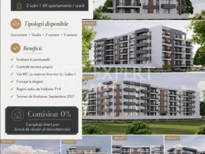 3 Camere Premium | Avans 25% | Parcare Inclusă la Demisol | Comision 0%