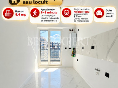 2 Camere Decomandate | Balcon 9,4 mp | Astorium Life | Pallady