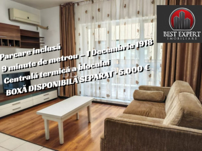 Studio Spațios | Parcare Inclusă | Evocasa Optima | 9 min metrou 1 Decembrie