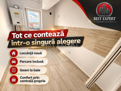 Apartament 2 Camere | Încălzire în Pardoseală | Baie cu Geam | Parcare inclusa