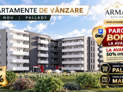 2 Camere Premium | Avans 50% | Parcare BONUS | Comision 0% | Bloc Nou