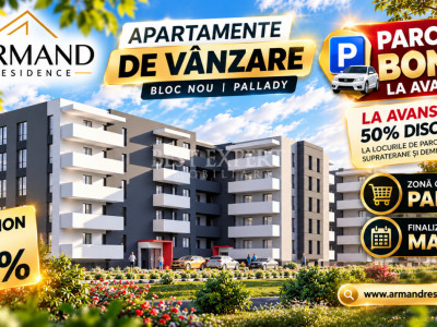 3 Camere | Ideal Familie | Avans 50% + Parcare BONUS | Comision 0%