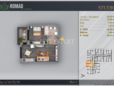 Apartament 2 Camere | Panouri Fotovoltaice | Comision 0%