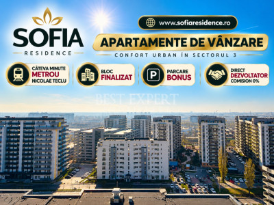 2 Camere Premium | Parcare Inclusă | 5 Min. Metrou Nicolae Teclu | Finalizat
