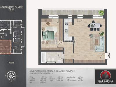 2 Camere Decomandat | Bloc Boutique | 7 min Metrou N.Teclu | Direct Dezvoltator