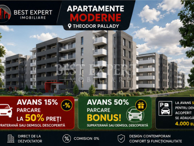 2 Camere Premium | Finisaje la Alegere | Avans 50% | Parcare Bonus