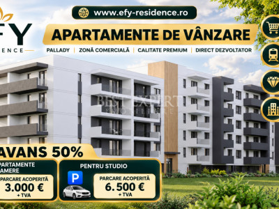 2 Camere Moderne| Terasa generoasa | Parcare inclusa |  avans 50%