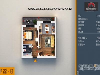 2 Camere | Ideal Investiție | Discount 50% la Parcare la Avans 90% | Pallady