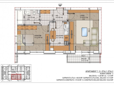 Apartament 2 camere ideal investitie