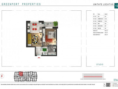 Apartament 2 camere ideal investitie-Incalzire Pardoseala/Parcare Bonus 