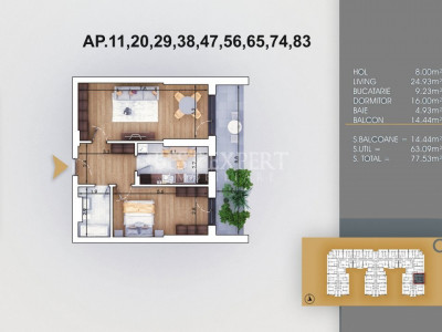 2 Camere Incalzire Pardoseala -5 minute Metrou -Credit Ipotecar 15%