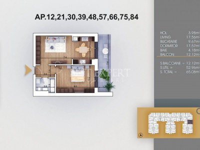 2 Camere Incalzire in pardoseala-Acces Rapid Metrou/Credit Ipotecar 15%