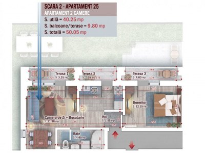 Apartament Ideal Investitie Zona Linistita -3 minute STB