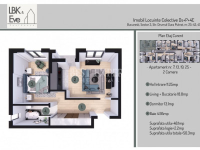 2 Camere Ideal Investitie -Acces Rapid STB