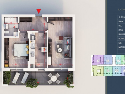Apartament superb 2 camere decomandate Suprafata generoasa Avans minim 5%